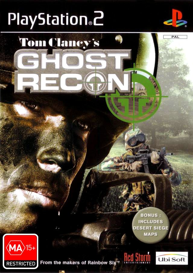 Tom Clancy's Ghost Recon Playstation 2 PS2 Game PAL