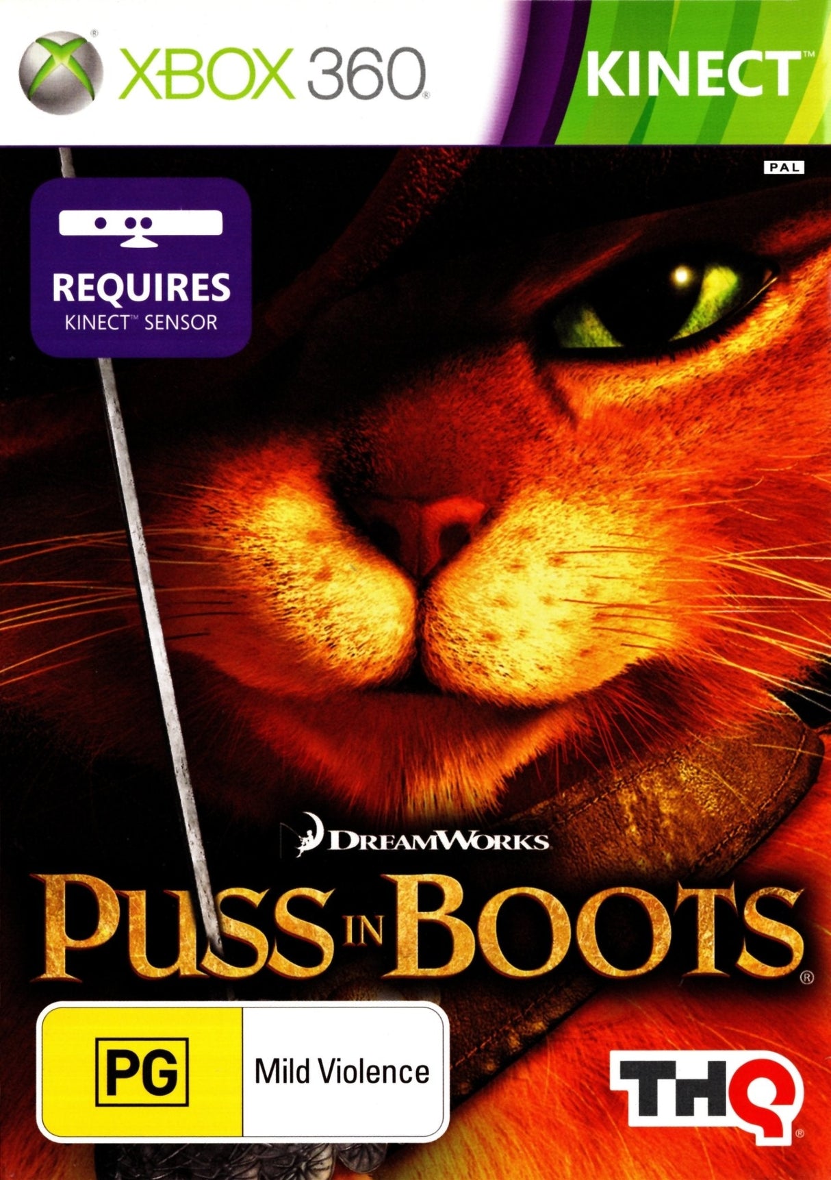 Puss in Boots Xbox 360 Game PAL