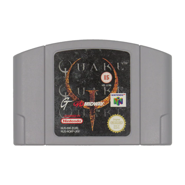 Quake Nintendo 64 N64 Game Cartridge PAL