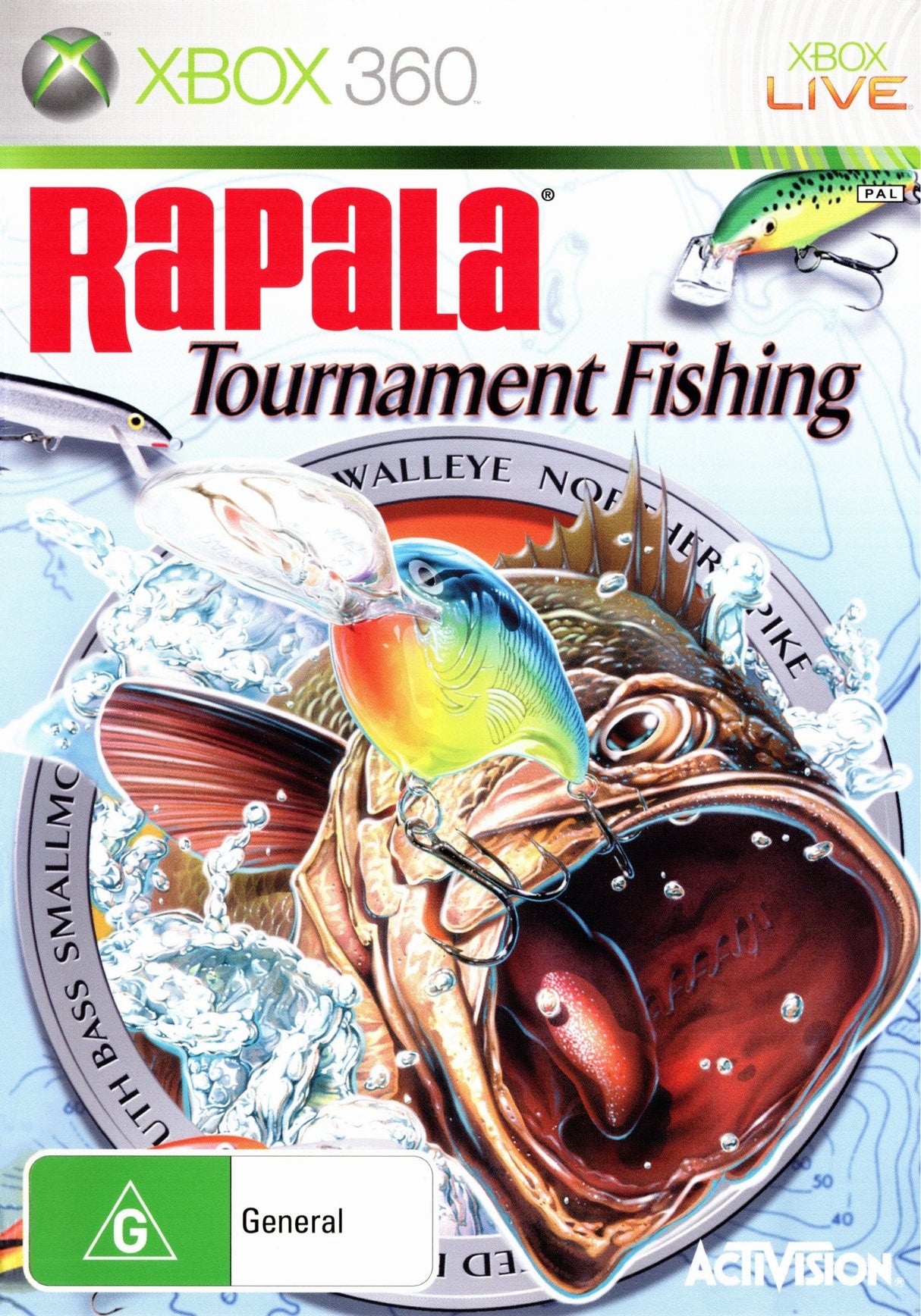 Rapala Fishing Frenzy 2009 Xbox 360 Game PAL