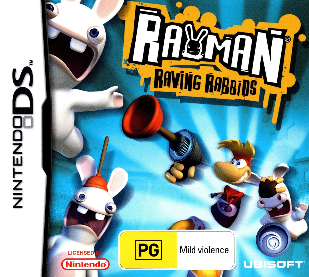 Rayman: Raving Rabbids Nintendo DS NDS Game PAL