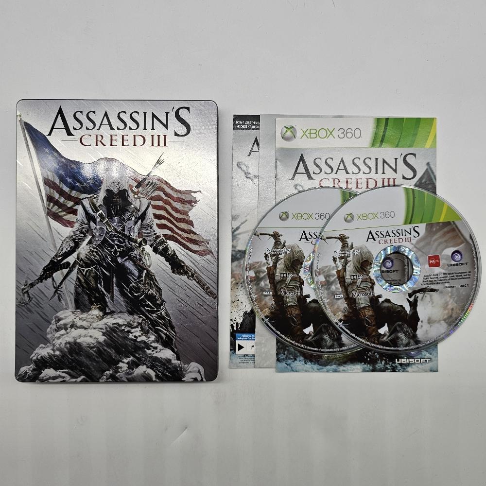 Assassins Creed 3 Steelbook Limited Edition Xbox 360 Game