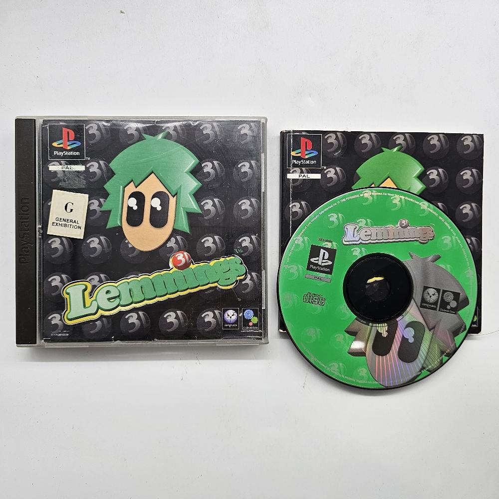 Lemmings 3D PS1 Playstation 1 Game PAL