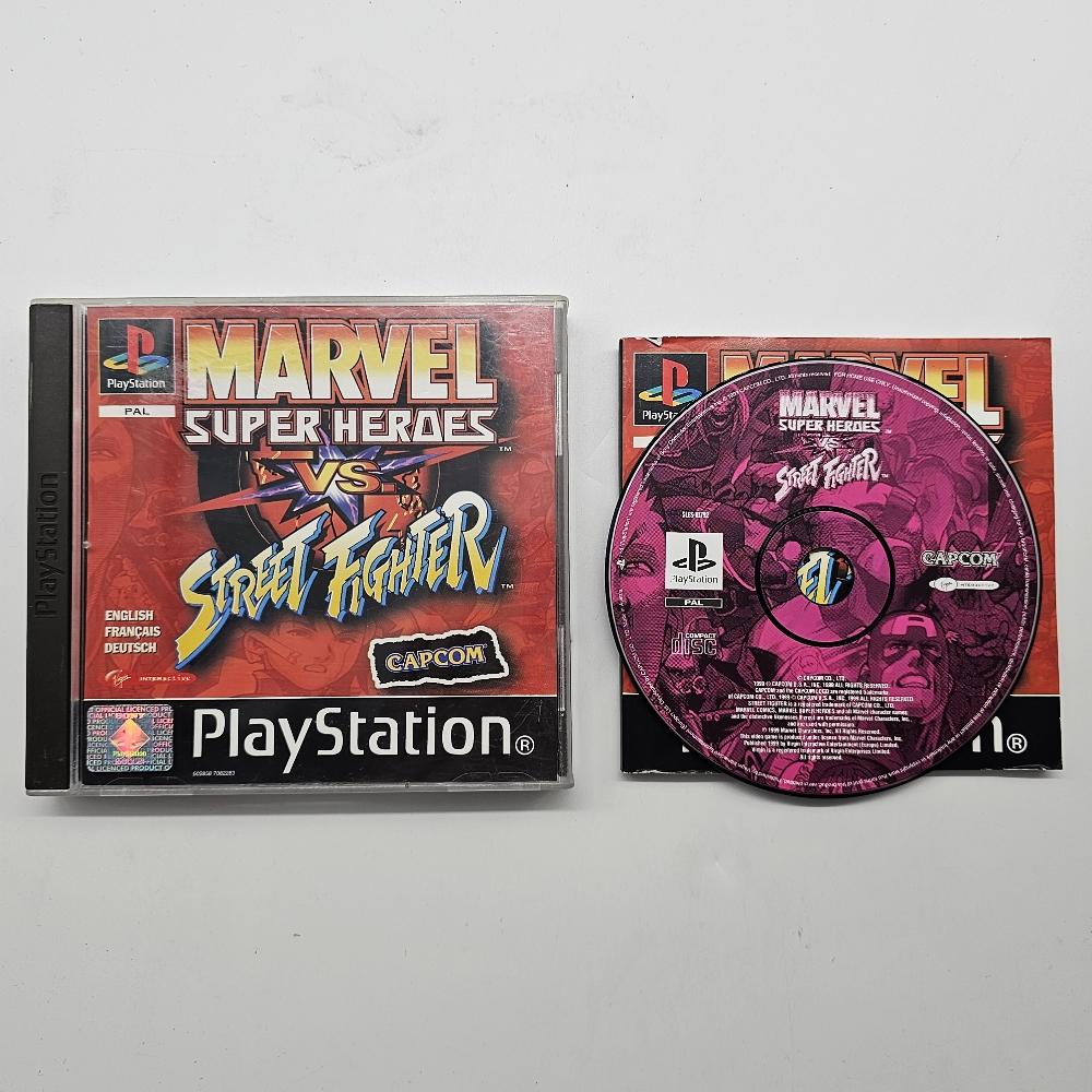 Marvel Super Heroes Vs. Street Fighter PS1 Playstation 1 Game PAL