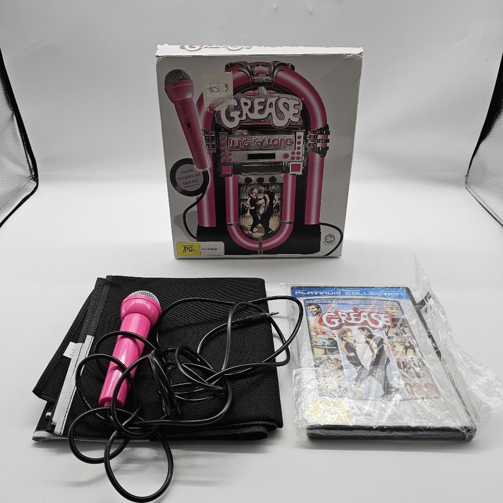 Grease Karaoke Sing A Long DVD Box Wirh Microphone & Dance Mat