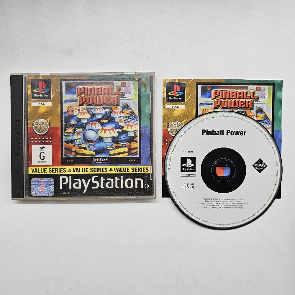 Pinball Power PS1 Playstation 1 Game PAL