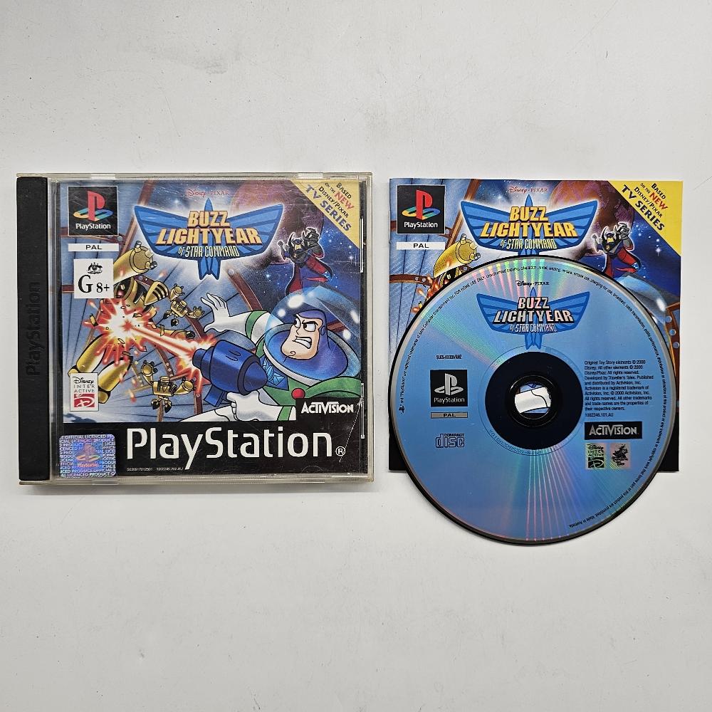 Buzz Lightyear of Star Command PS1 Playstation 1 Game PAL