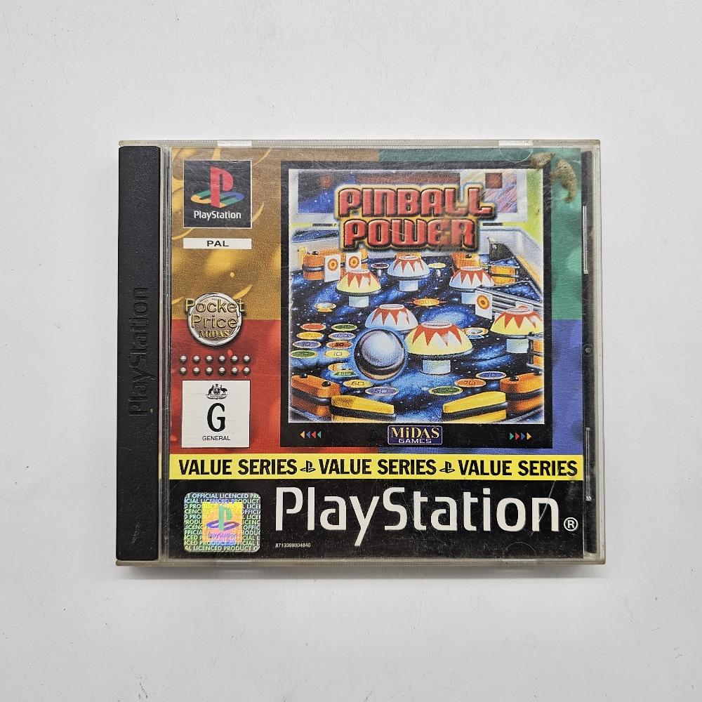 Pinball Power PS1 Playstation 1 Game PAL