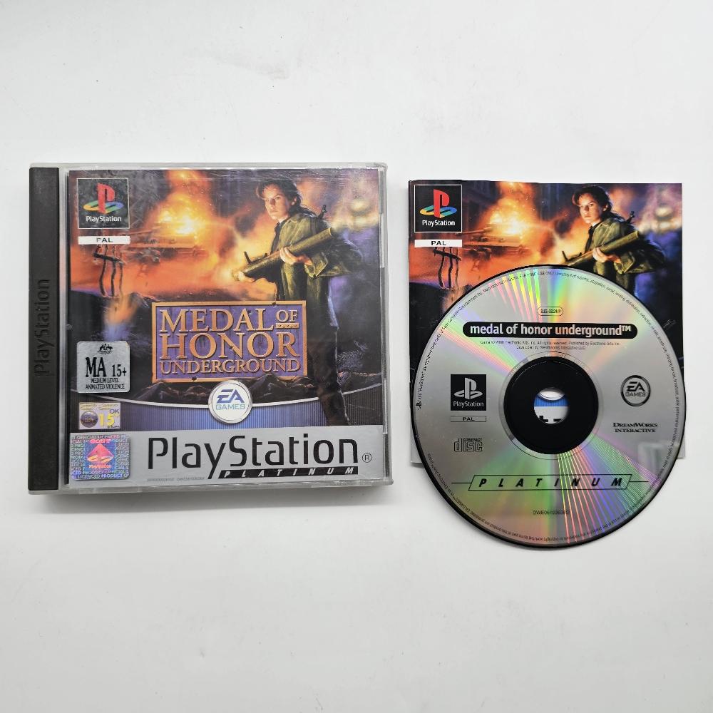 Medal Of Honor Underground PS1 Playstation 1 Game PAL