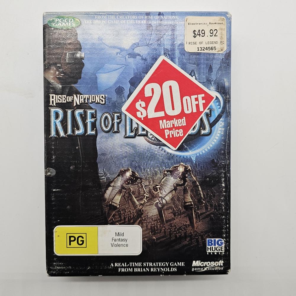 Rise of Nations Rise of Legends PC Game