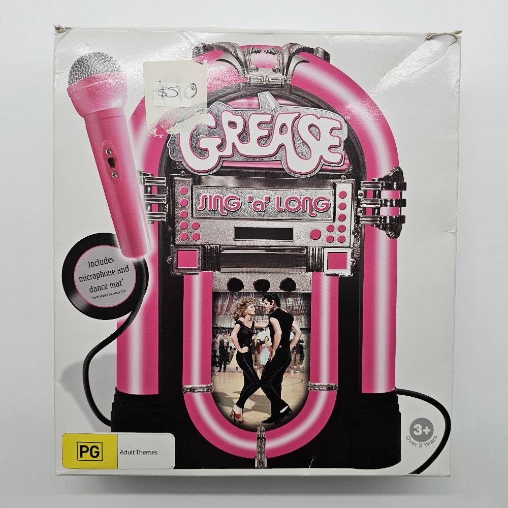 Grease Karaoke Sing A Long DVD Box Wirh Microphone & Dance Mat