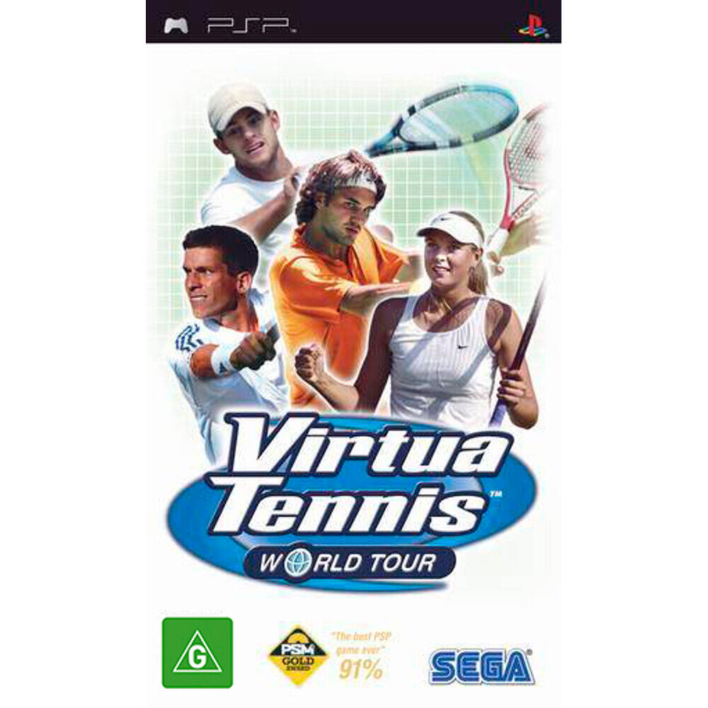 Virtua Tennis: World Tour Playstation Portable PSP Game PAL