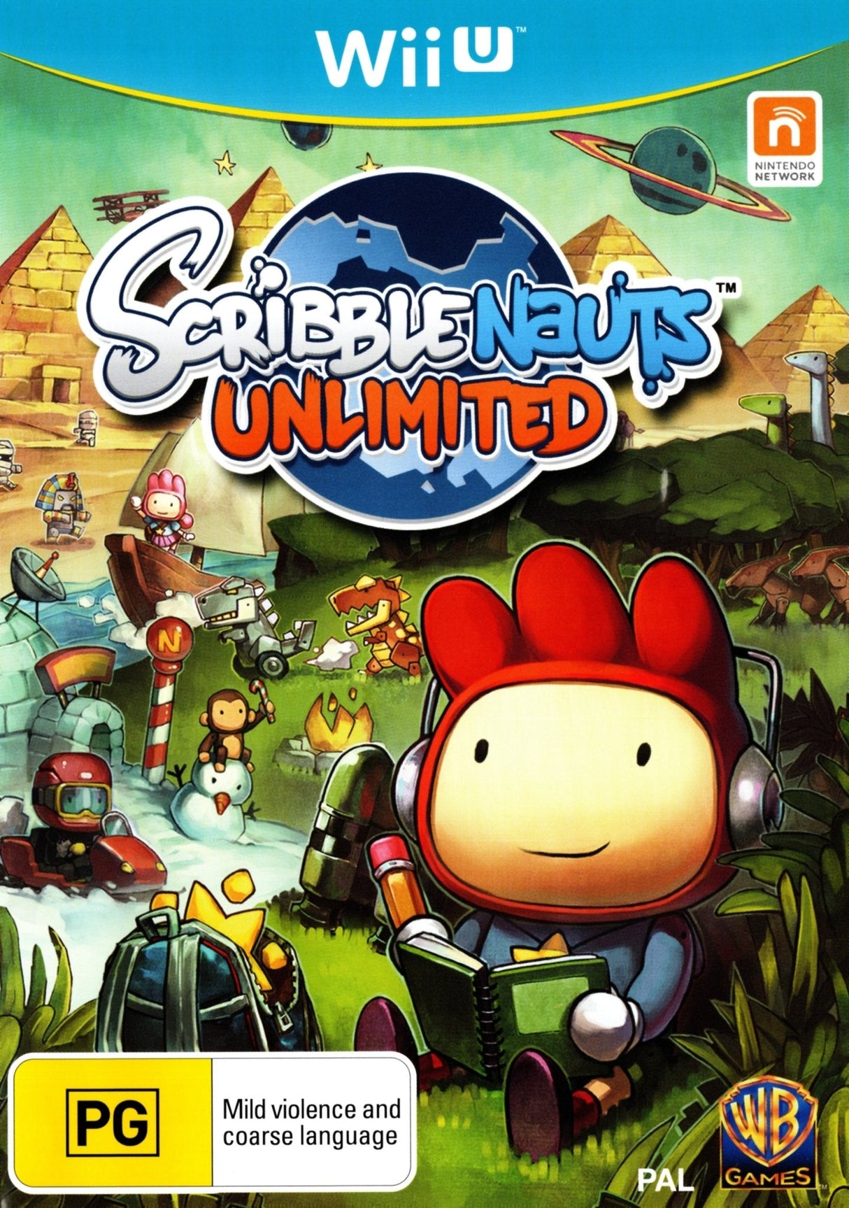 Scribblenauts Unlimited Nintendo Wii-U Game PAL