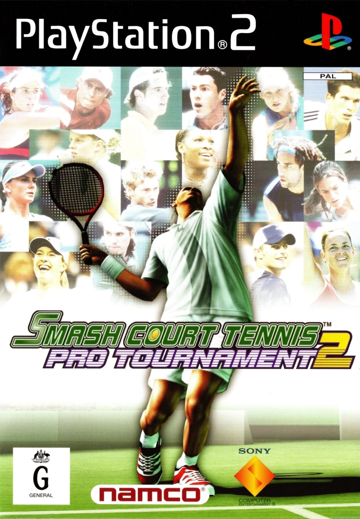Smash Court Tennis Pro Tournament 2 Playstation 2 PS2 Game PAL