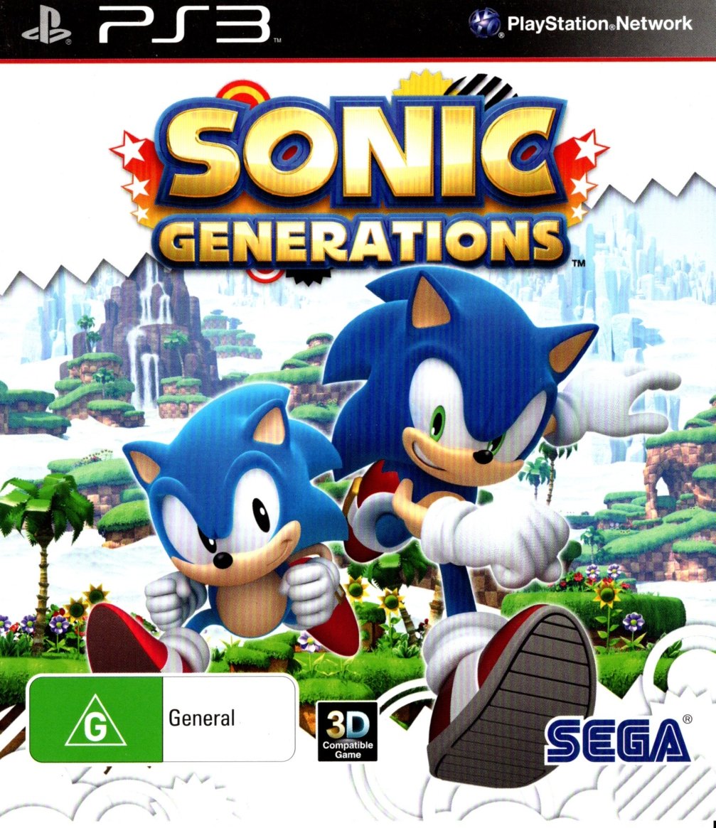 Sonic Generations Playstation 3 PS3 Game PAL