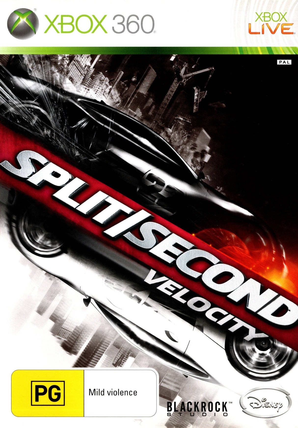 Split/Second Velocity Xbox 360 Game PAL