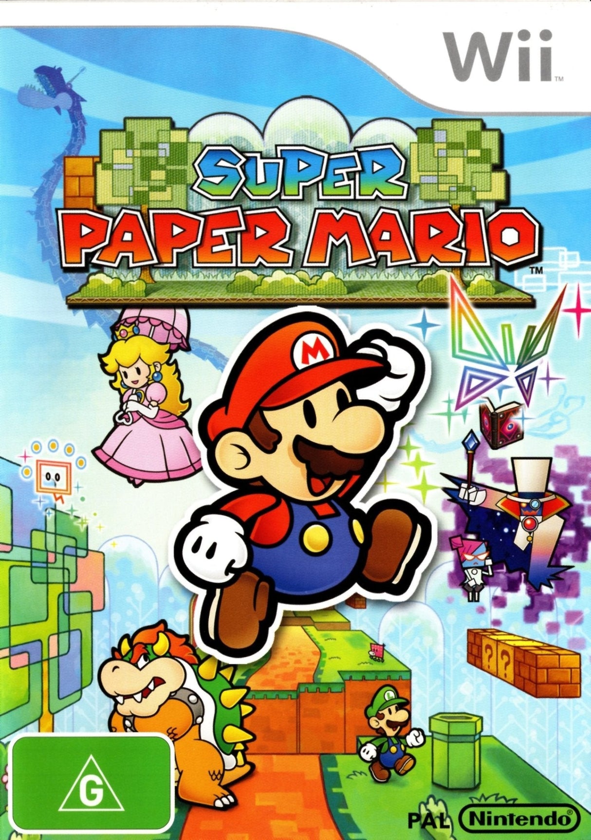 Super Paper Mario Nintendo Wii Game PAL