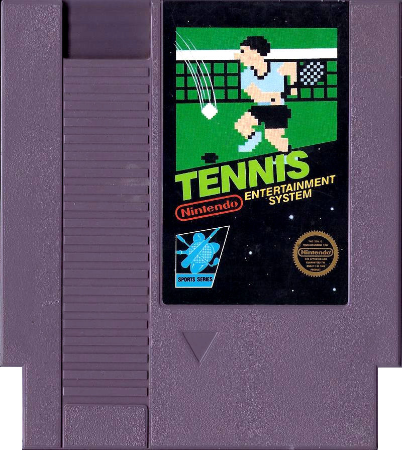 Tennis Nintendo Entertainment System NES Game Cartridge PAL