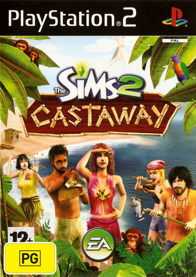 The Sims 2: Castaway Playstation 2 PS2 Game PAL