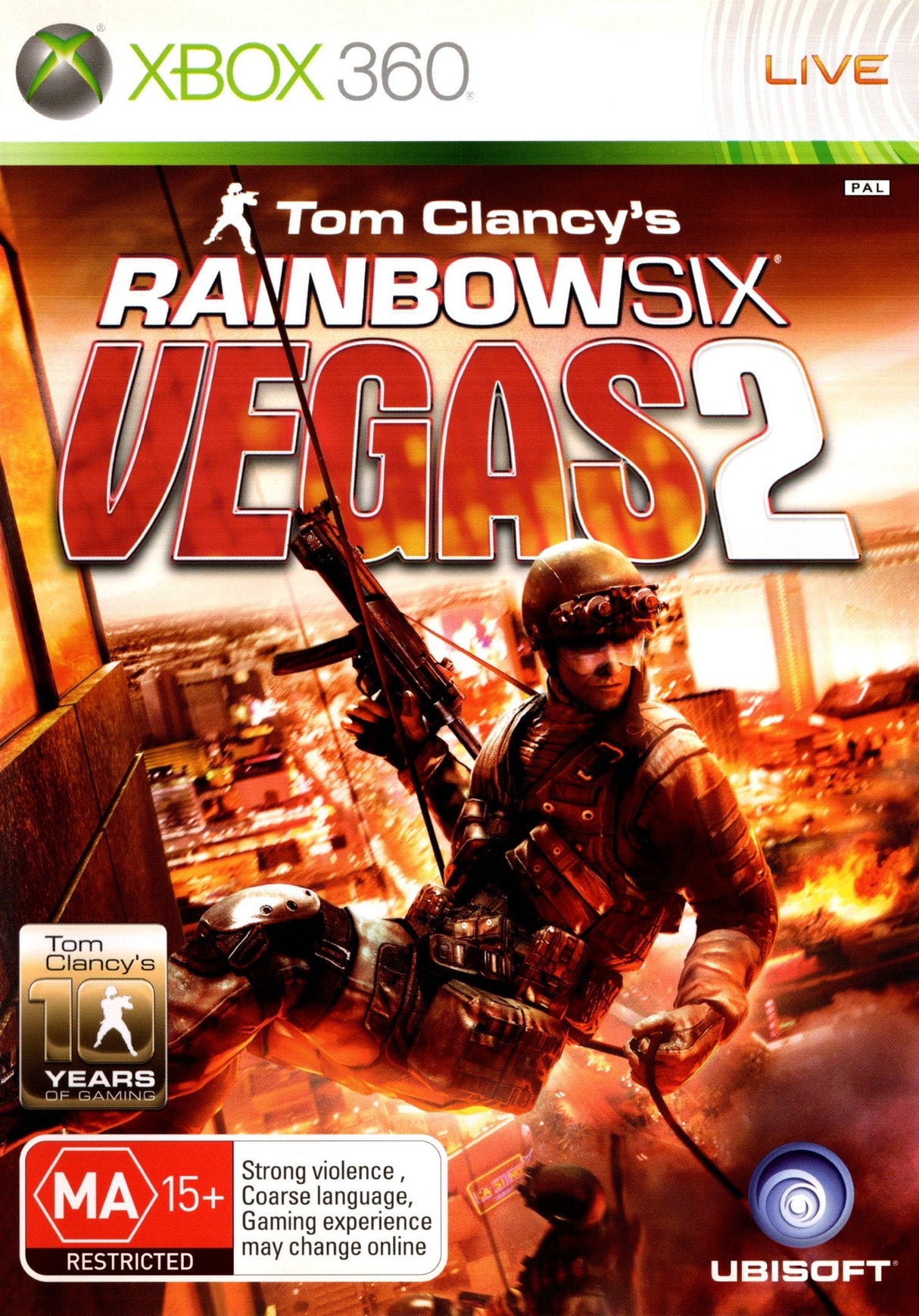 Tom Clancy's Rainbow Six: Vegas 2 Xbox 360 Game PAL