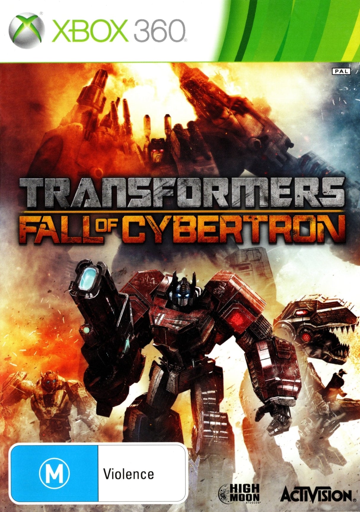 Transformers: Fall of Cybertron Xbox 360 Game PAL