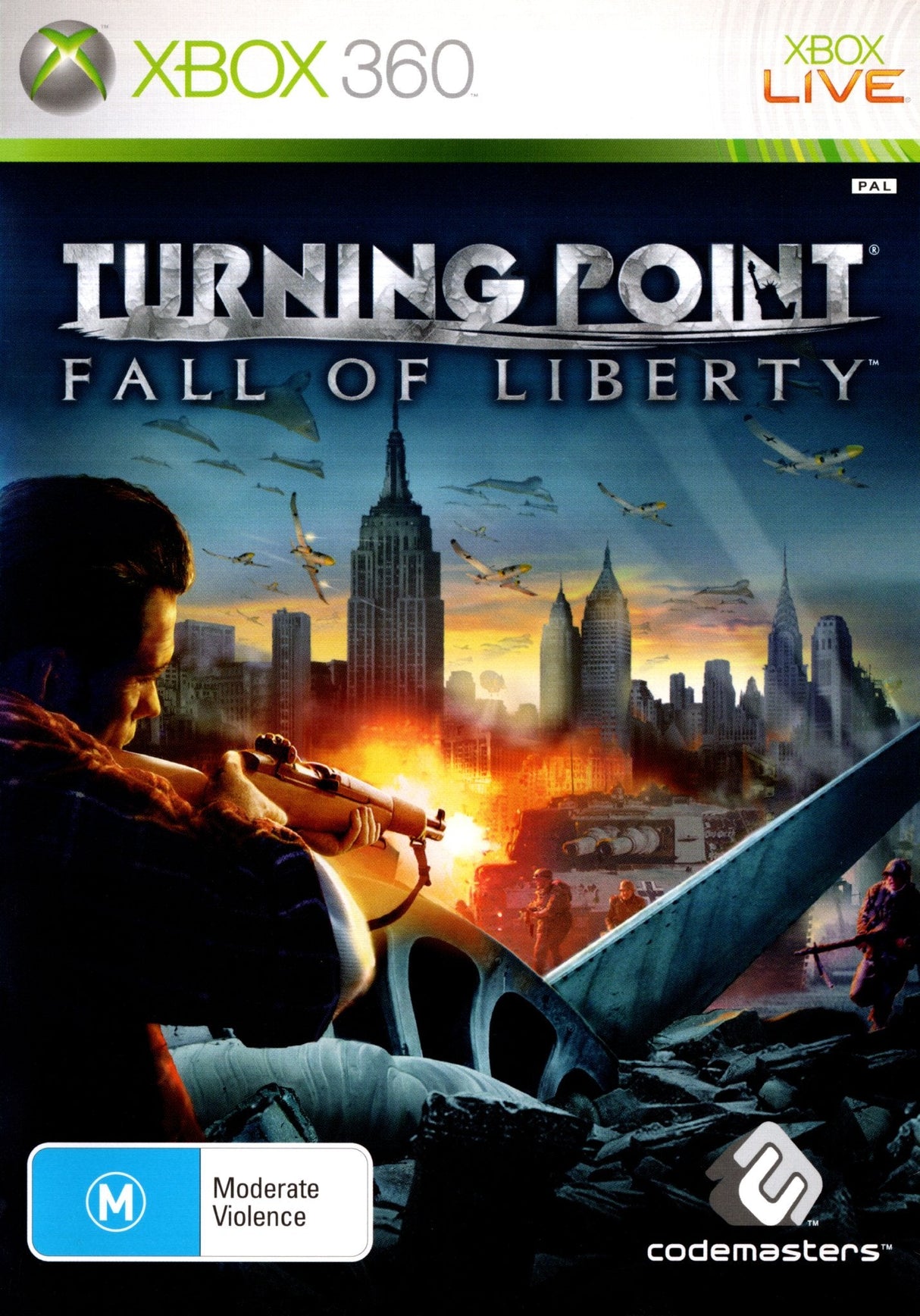 Turning Point: Fall Of Liberty Xbox 360 Game PAL