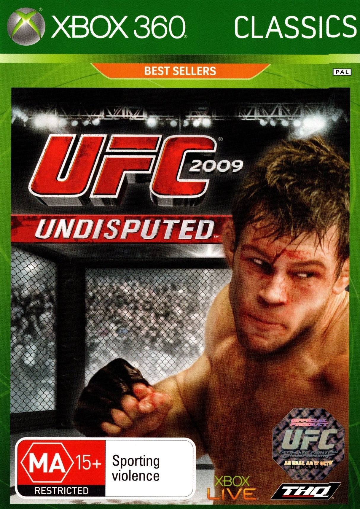 UFC Undisputed 2009 Xbox 360 Game PAL