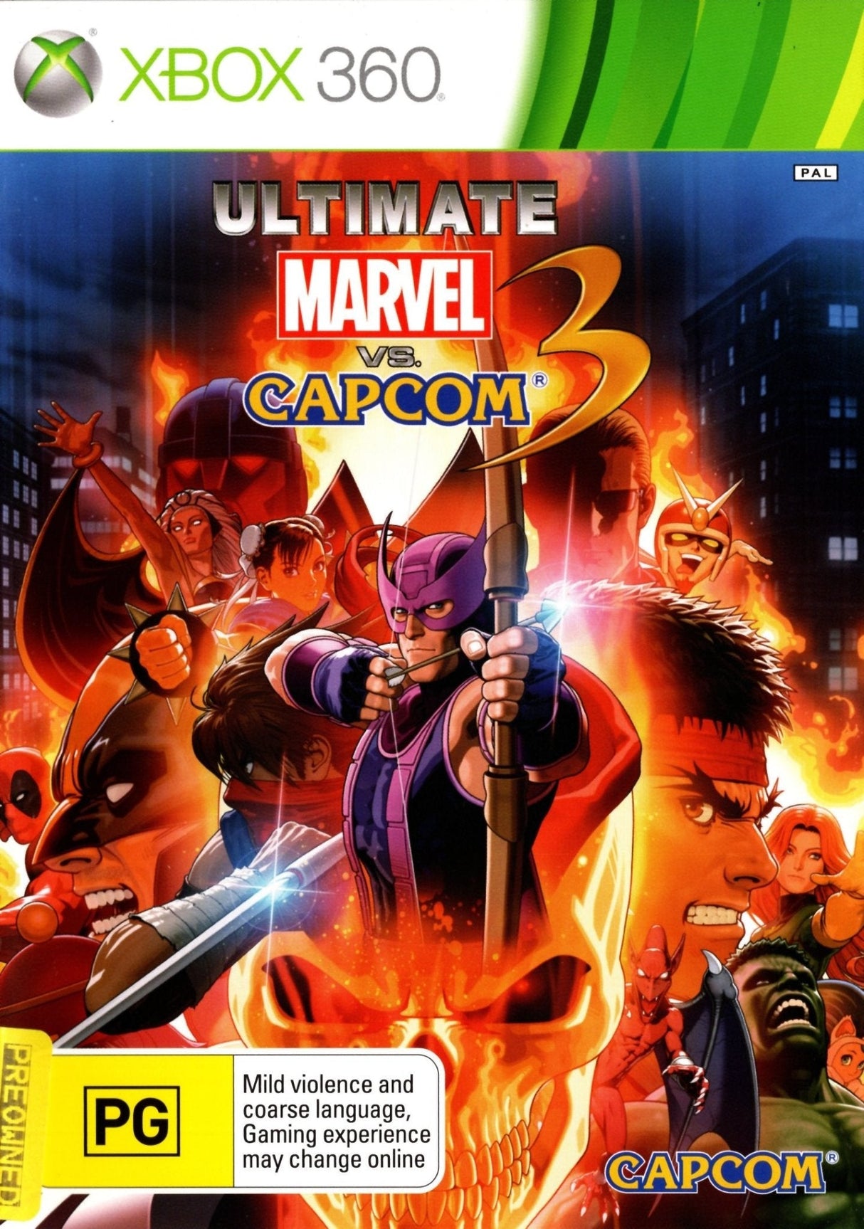 Ultimate Marvel Vs. Capcom 3 Xbox 360 Game PAL
