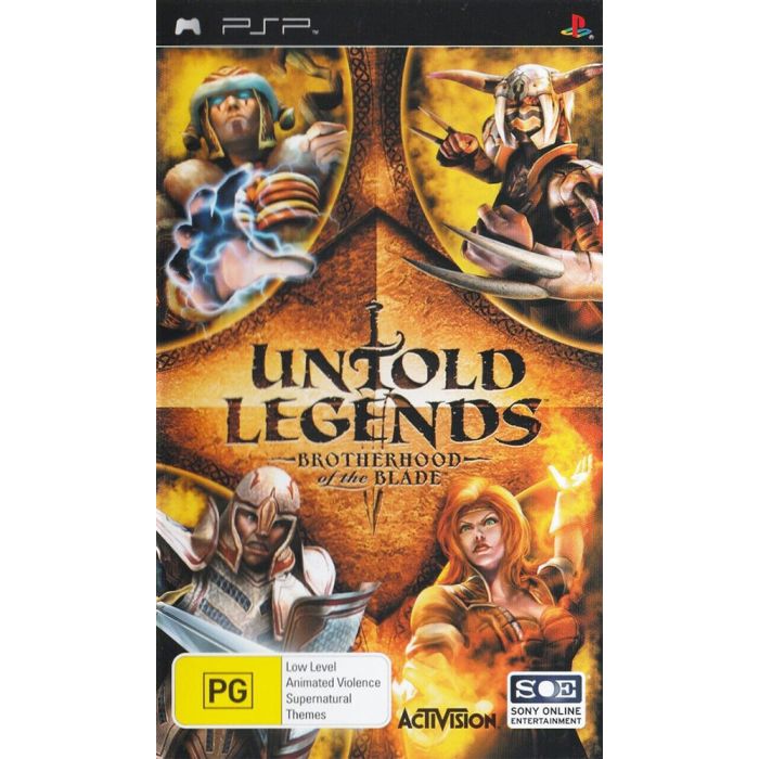 Untold Legends: Brotherhood of the Blade PSP Game