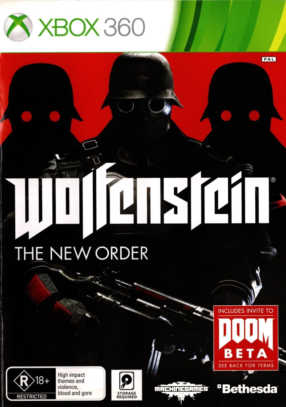 Wolfenstein: The New Order Xbox 360 Game PAL