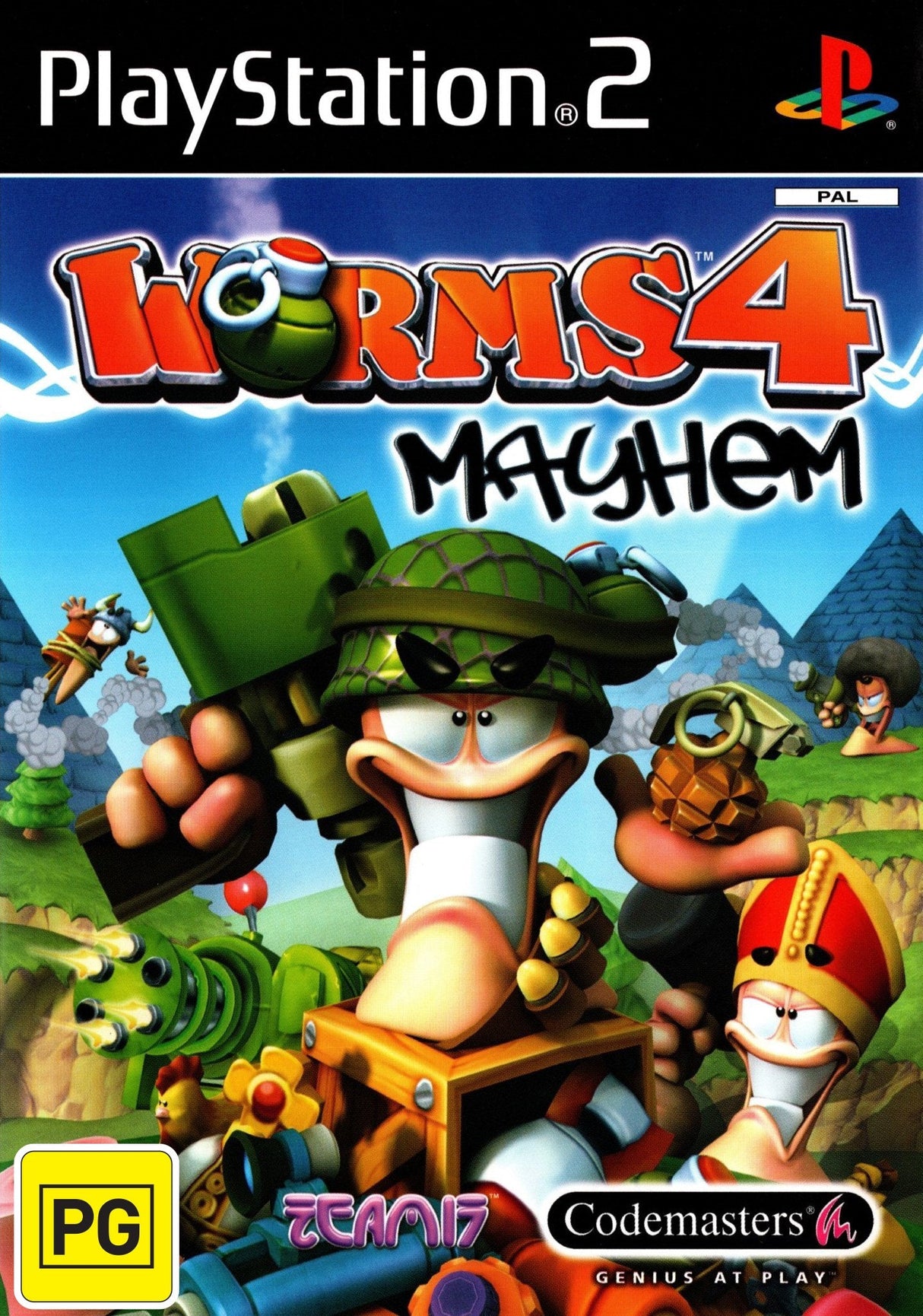 Worms 4: Mayhem Xbox Game PAL