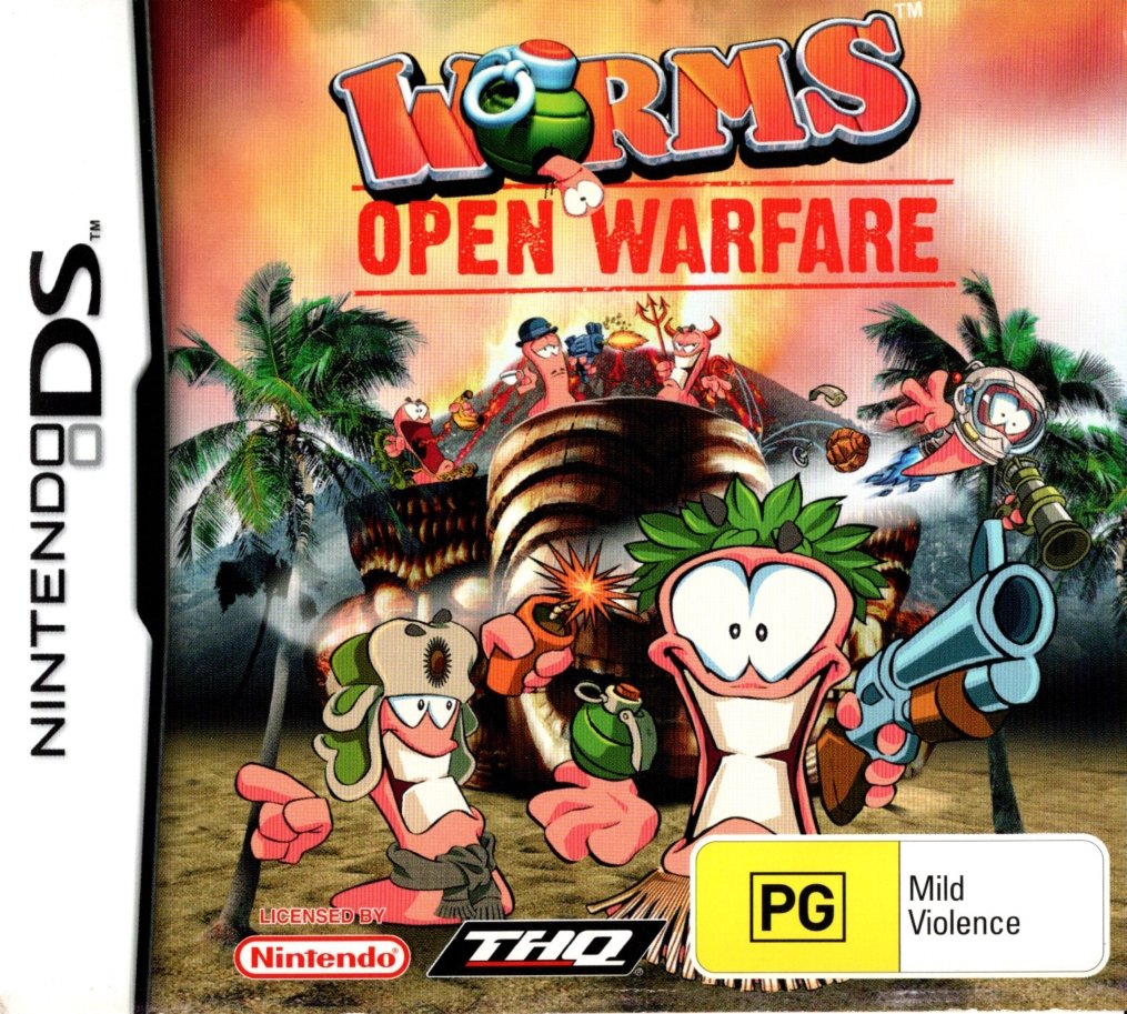 Worms: Open Warfare Nintendo DS NDS Game PAL