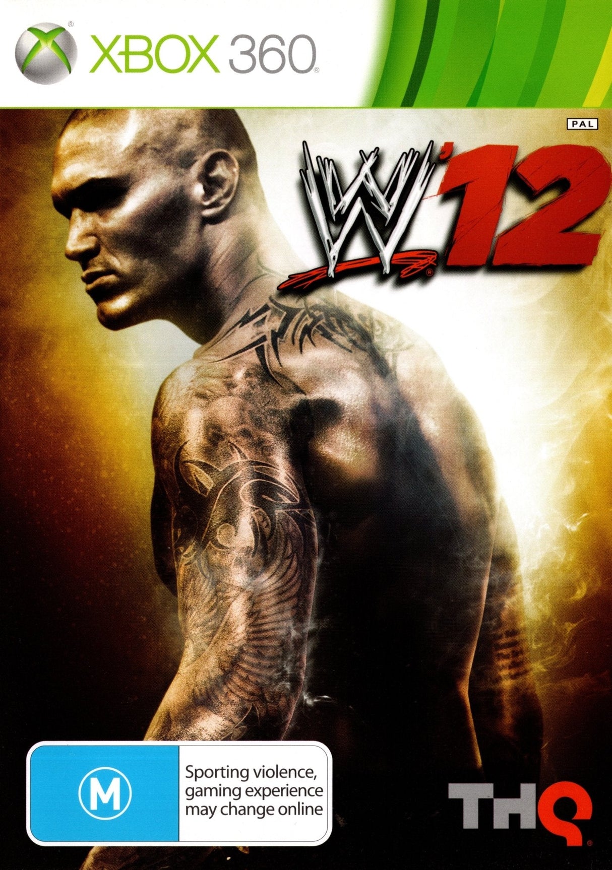 WWE '12 Xbox 360 Game PAL