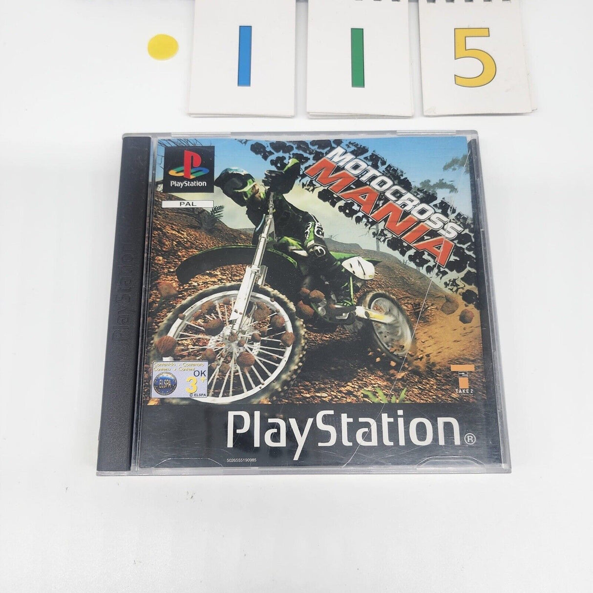 Motorcross Mania PS1 Playstation 1 Game + Manual PAL