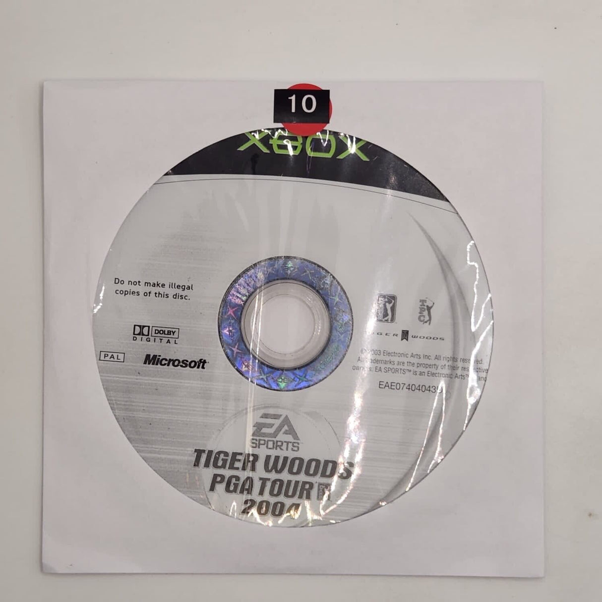 EA Sports Tiger Woods PGA Tour 2004 Xbox Original Game Disc Only