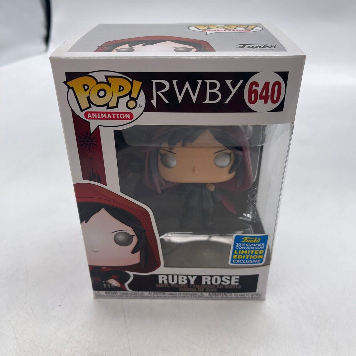 Rwby #640 Ruby Rose Funko Pop Vinyl Figure