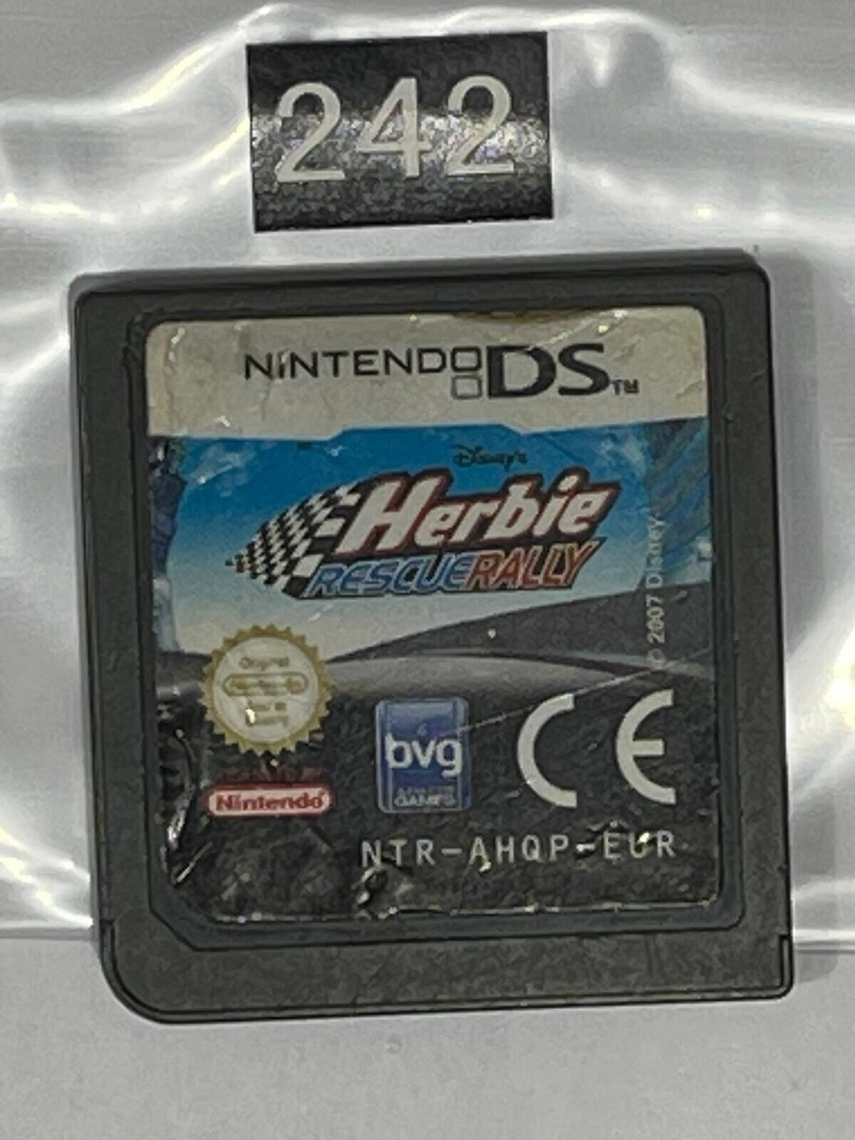 Herbie Rescue Rally Nintendo DS Game Cartridge
