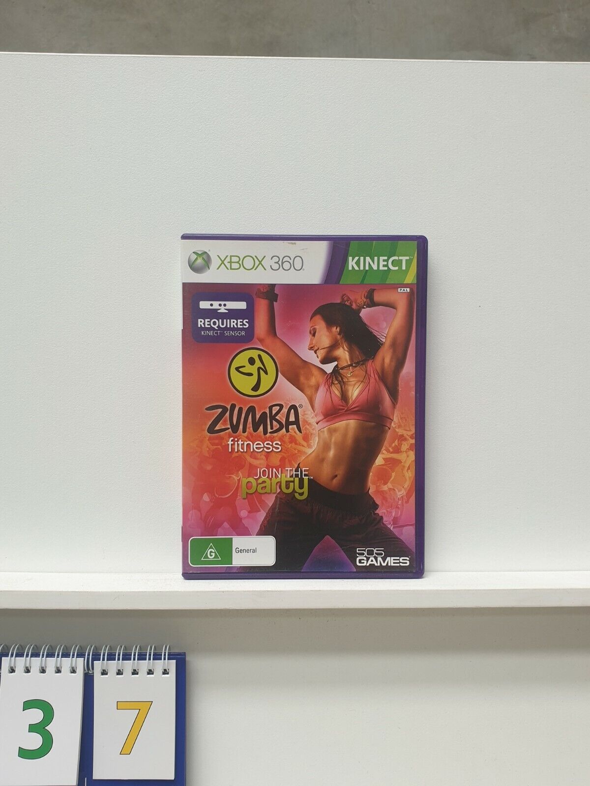 Zumba Fitness Xbox 360 game + Manual PAL