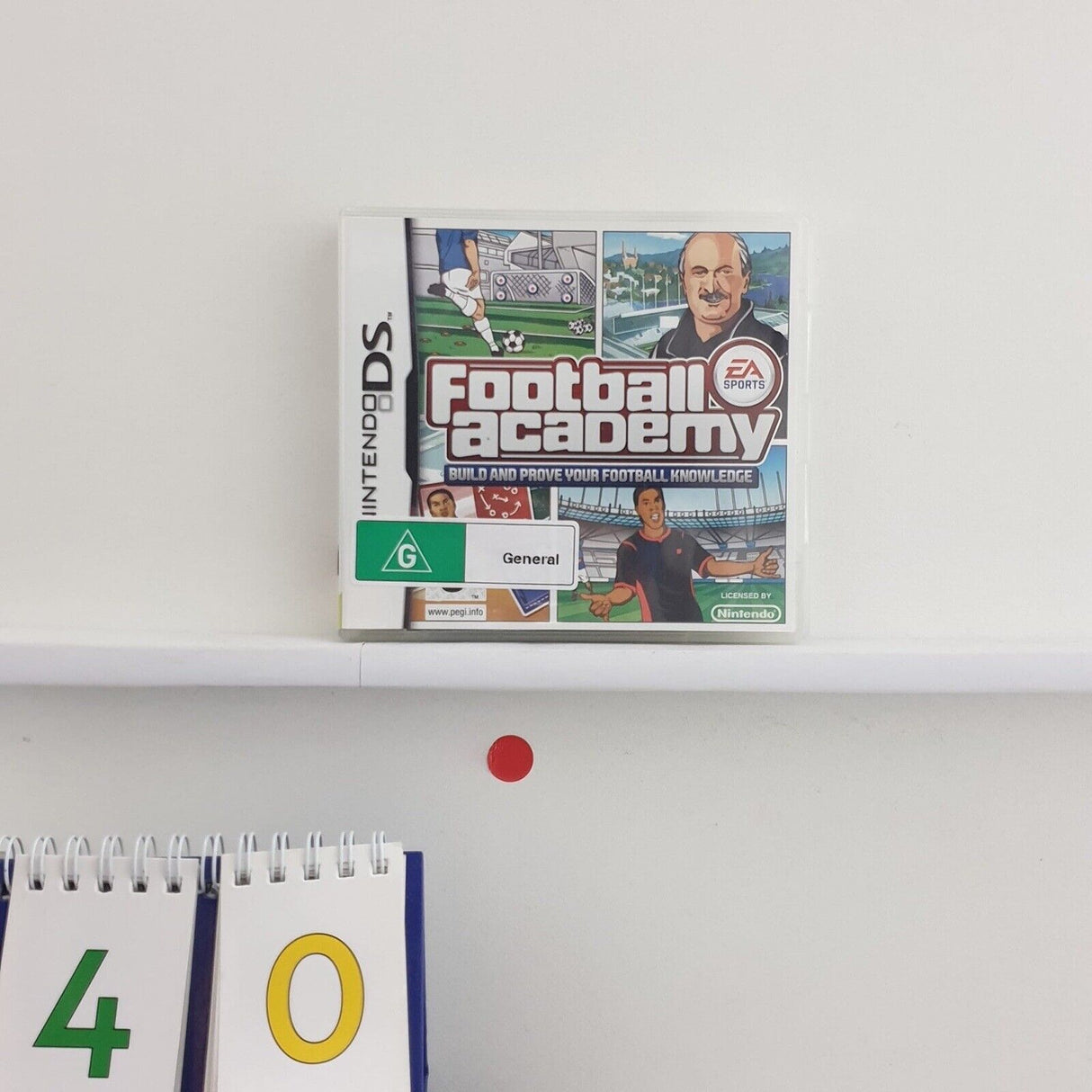 Football Academy Nintendo DS Game + Manual