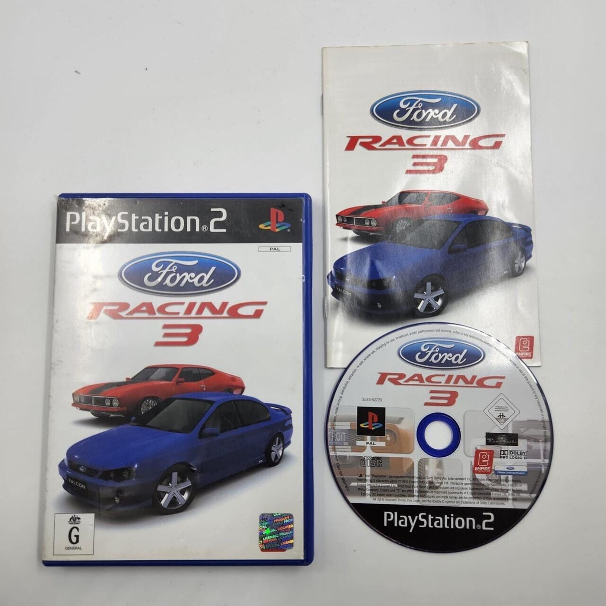 Ford Racing 3 PS2 Playstation 2 Game + Manual PAL
