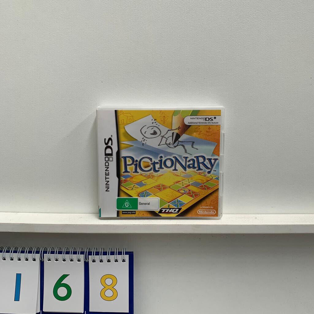 Pictionaray Nintendo DS game + manual