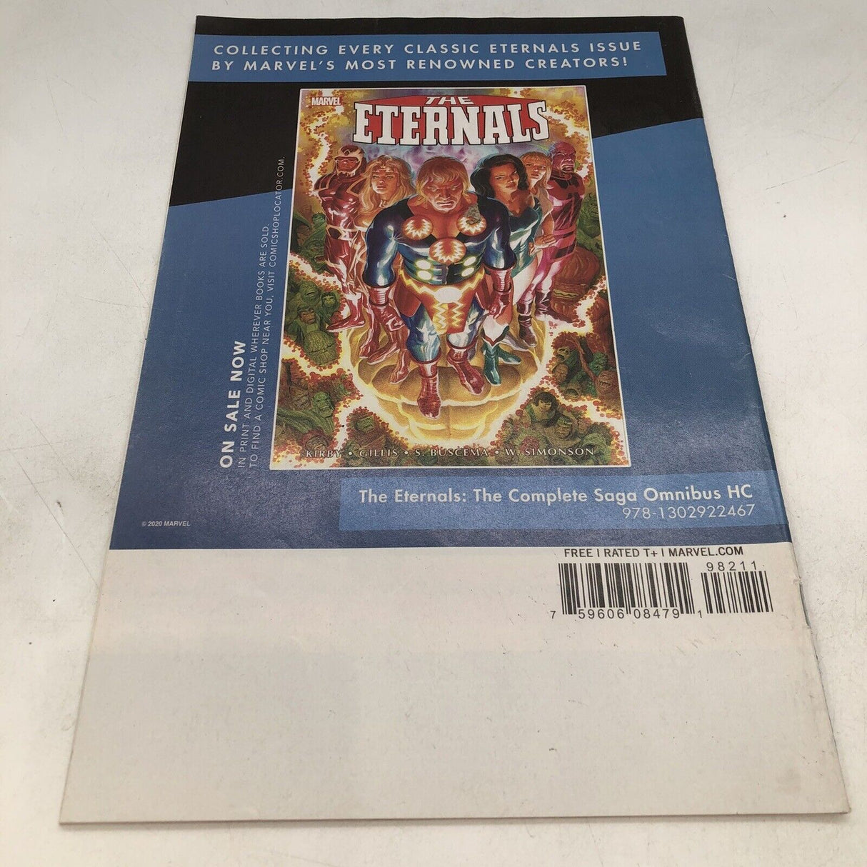 Eternals Never Die Never Win Behind The Scenes Edition Comic Book