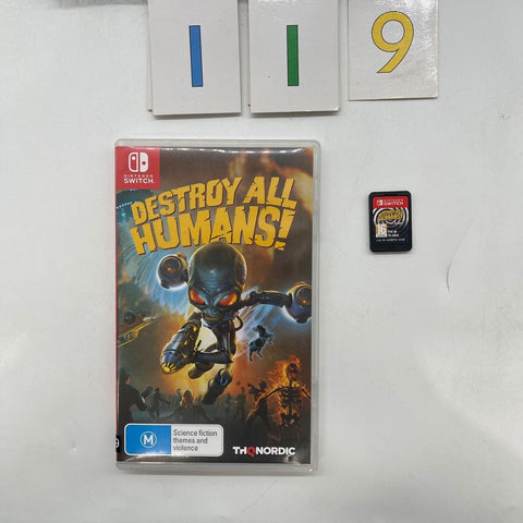 Destroy All Humans Nintendo Switch Game PAL oz119