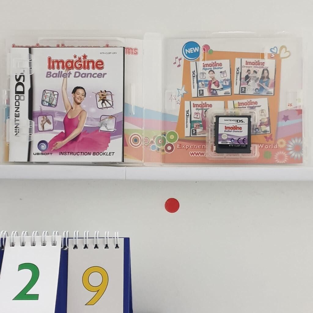 Imagine Ballet Dancer Nintendo DS Game + Manual