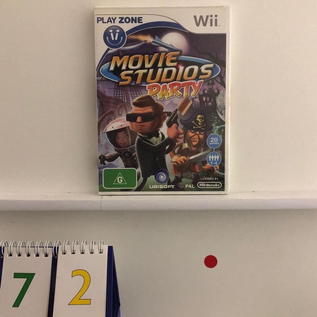 Movie Studios Party Nintendo Wii Game + Manual PAL