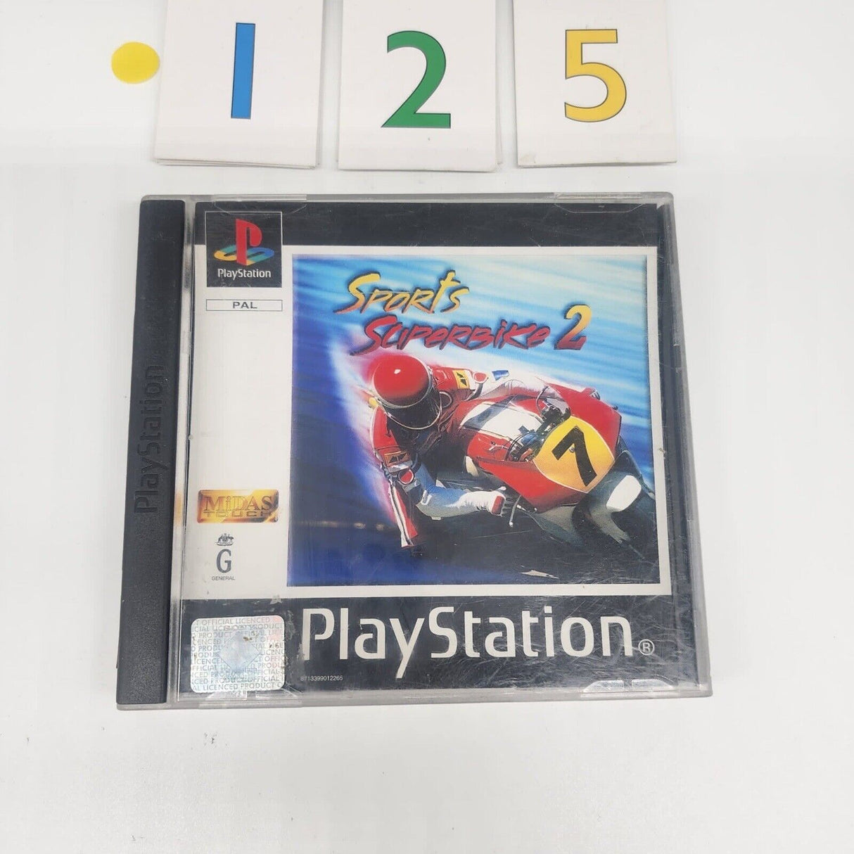 Sports Superbike 2 II PS1 Playstation 1 Game + Manual PAL