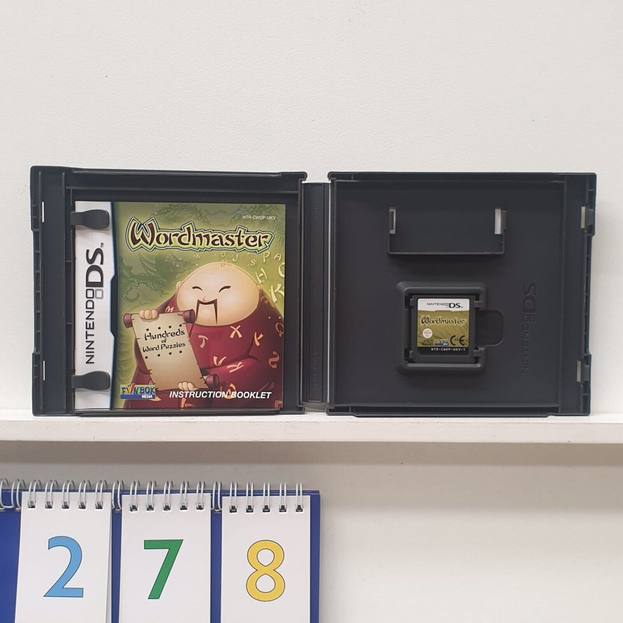 Wordmaster Nintendo DS game + manual
