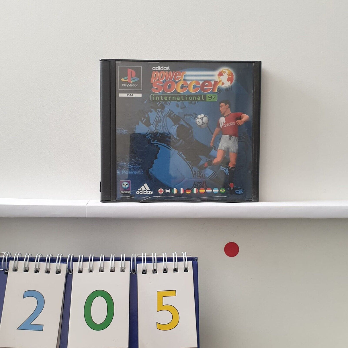 Adidas Power Soccer International 97 PS1 Playstation 1 Game + Manual PAL