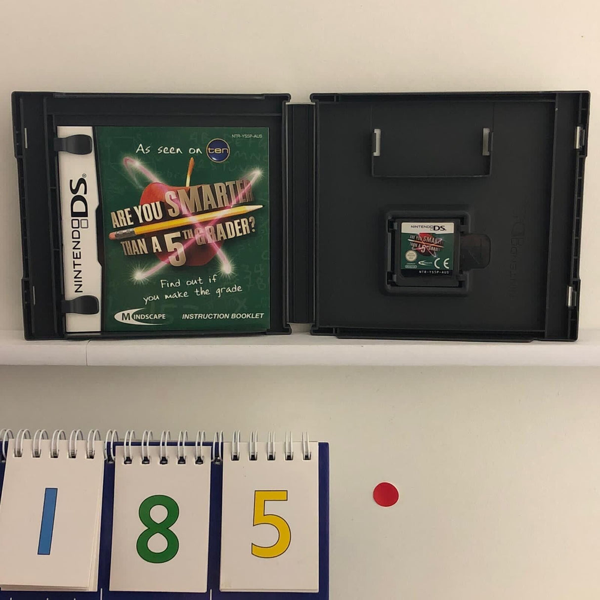 Are you Smarter Than A 5th Grader Nintendo DS Game + Manual