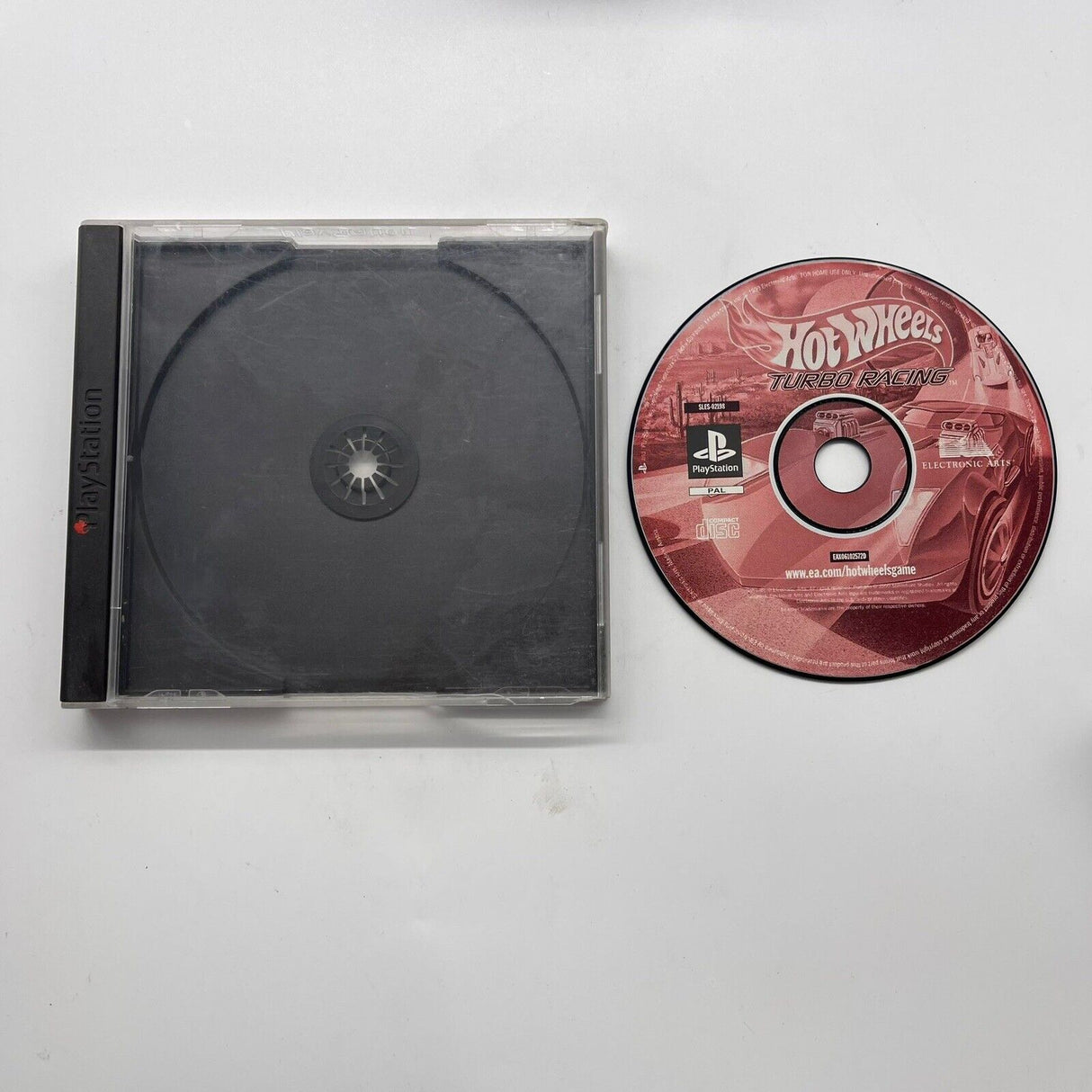 Hot Wheels Turbo Racing PS1 Playstation 1 Game PAL 25F4